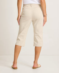 Boracay Beach High-Rise Capris - Moonbeam