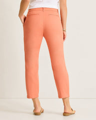 Coastal Beach Cropped Chino - Peach Gelato