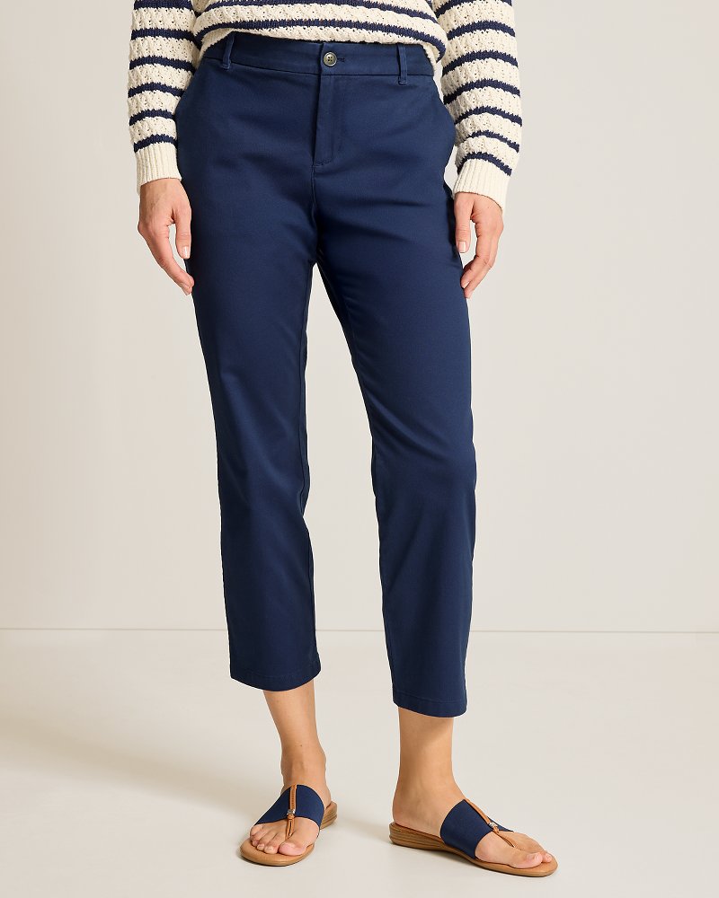 Coastal Beach Cropped Chino - Coastline