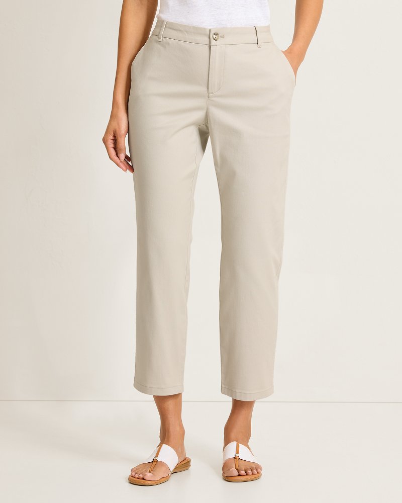Coastal Beach Cropped Chino - Khaki Sand