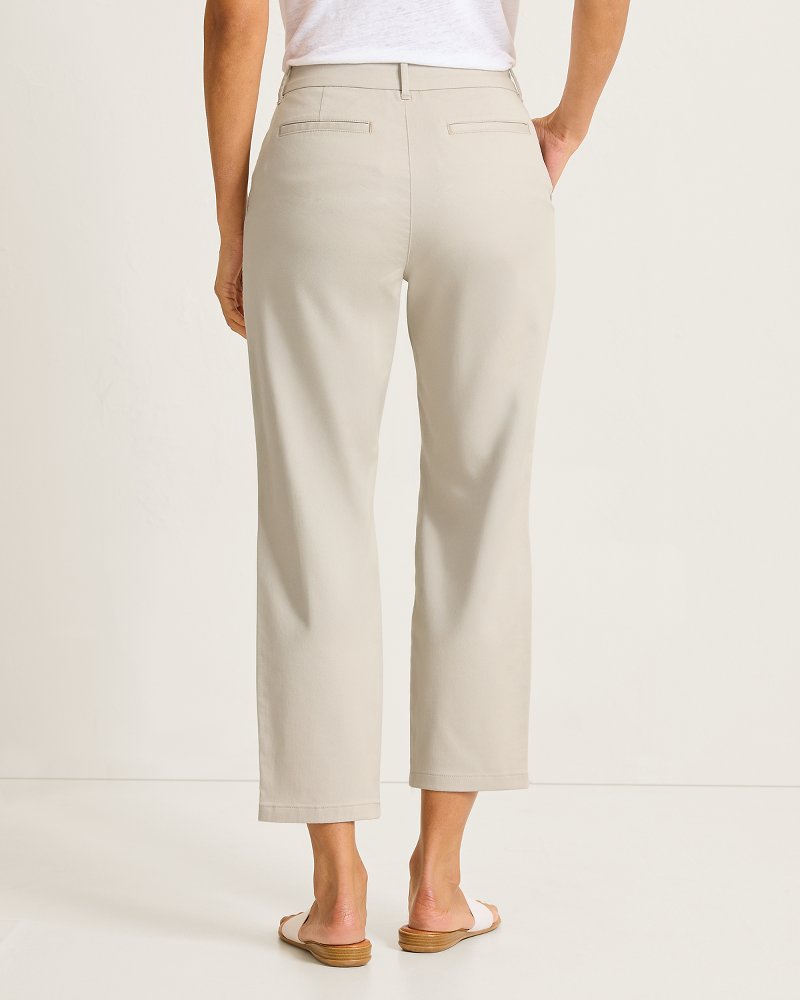 Coastal Beach Cropped Chino - Khaki Sand