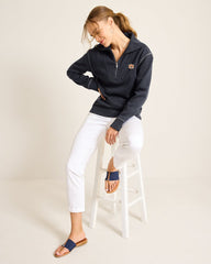 Collegiate Tobago Bay Half-Zip Sweatshirt - auburn