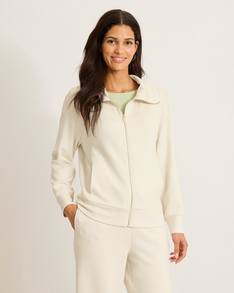 Palm Voyage Full-Zip Jacket - Bleached Sand