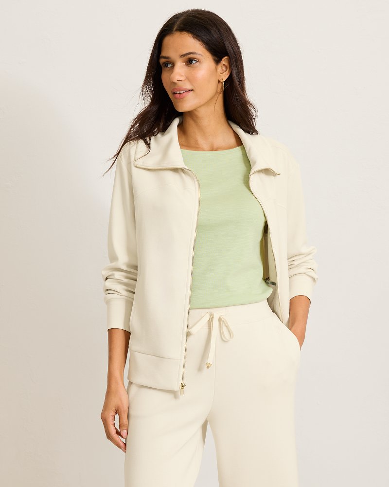 Palm Voyage Full-Zip Jacket - Bleached Sand