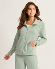 Palm Voyage Full-Zip Jacket - Aged Mint