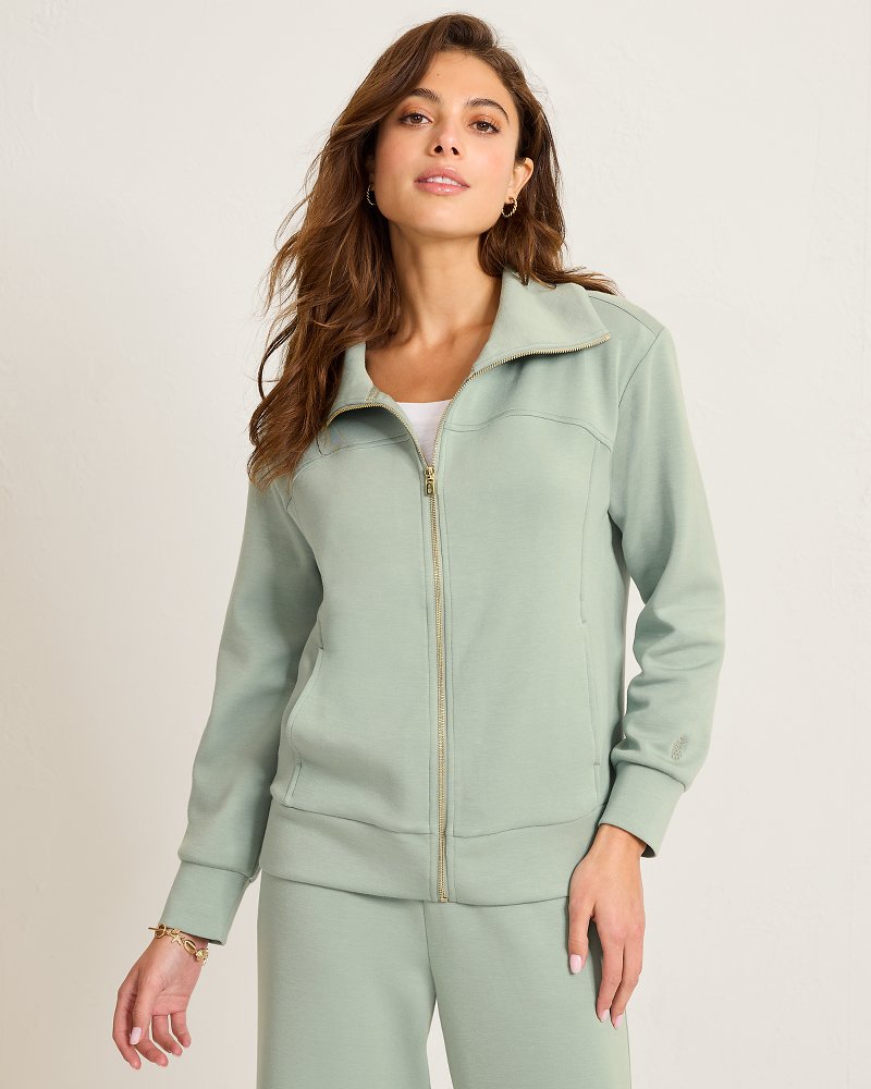Palm Voyage Full-Zip Jacket - Aged Mint