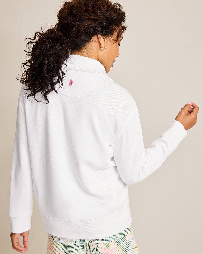 Tobago Bay Full-Zip Sweatshirt - White