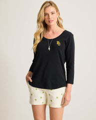Collegiate Ashby Isles 3/4-Scoop-Neck T-Shirt - Baylor