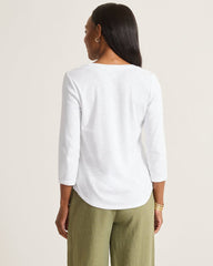 Collegiate Ashby Isles 3/4-Scoop-Neck T-Shirt - Kansas