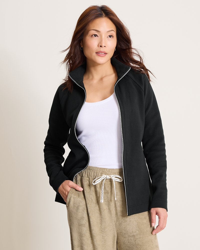 Aruba Full-Zip Sweatshirt - Black