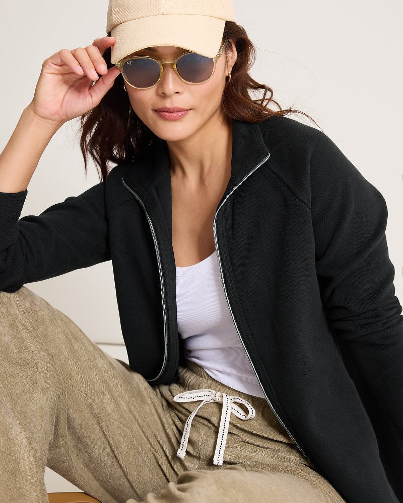 Aruba Full-Zip Sweatshirt - Black