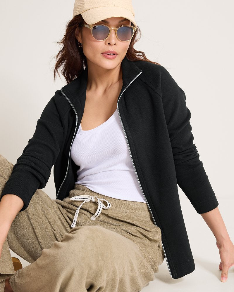 Aruba Full-Zip Sweatshirt - Black