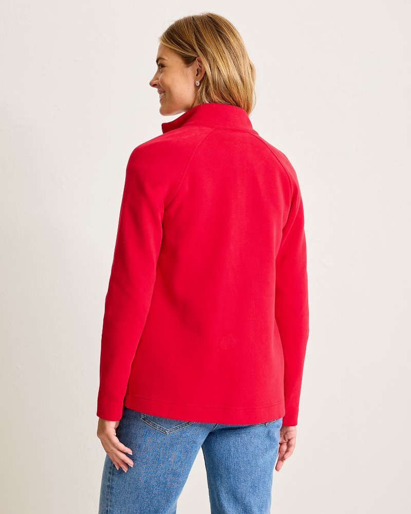 Aruba Full-Zip Sweatshirt - Tango Red