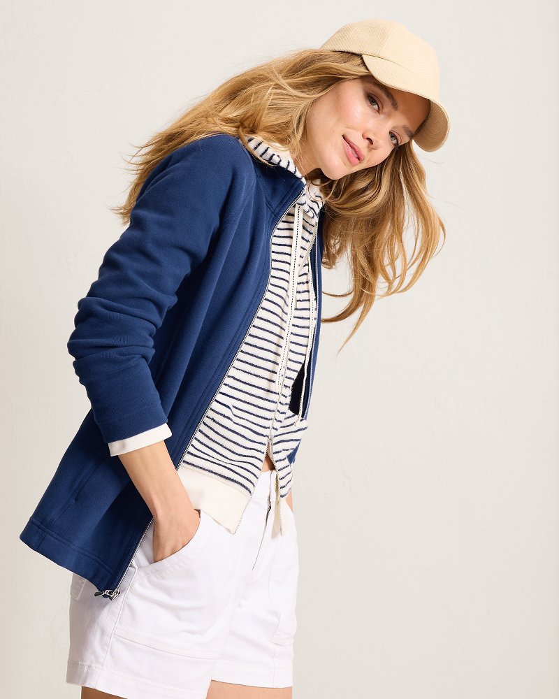 Aruba Full-Zip Sweatshirt - Island Navy