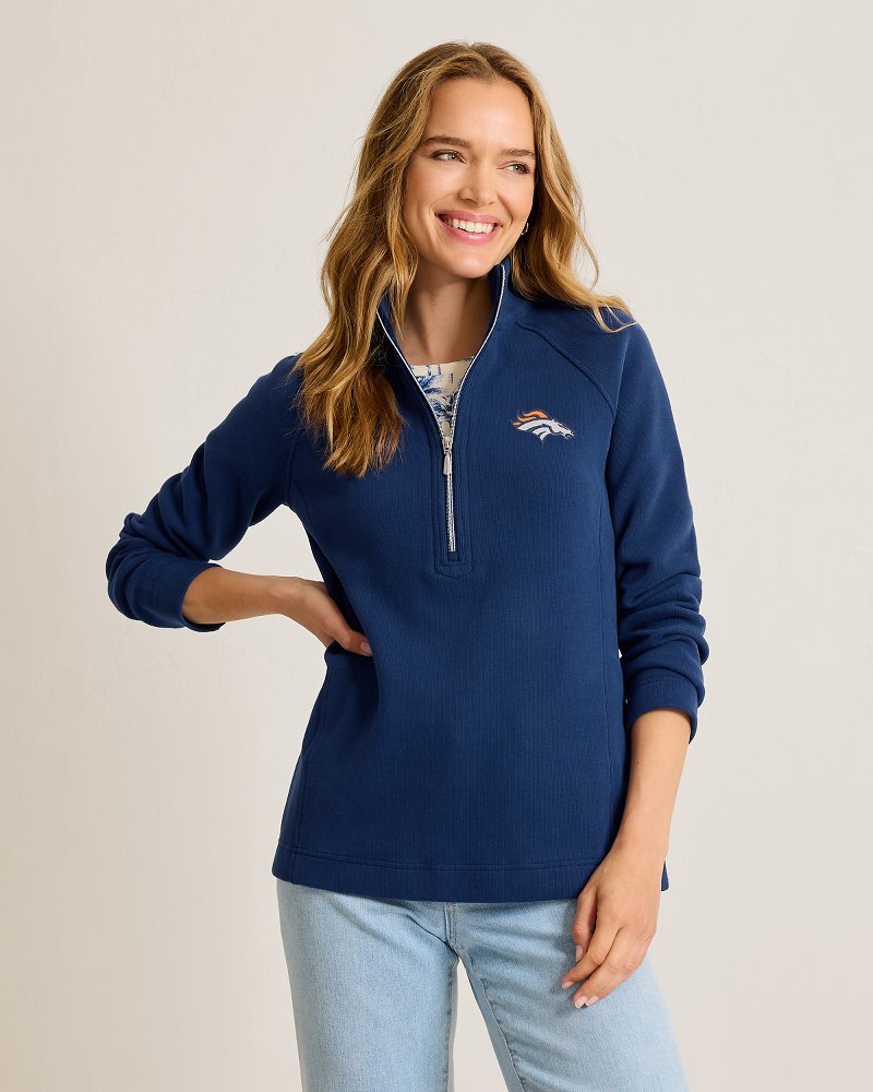 NFL Aruba Half-Zip Sweatshirt - denver_broncos