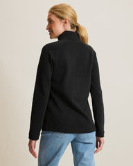 Aruba Half-Zip Sweatshirt - Black