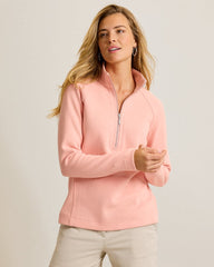Aruba Half-Zip Sweatshirt - Light Salmon