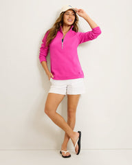 Aruba Half-Zip Sweatshirt - Very Berry