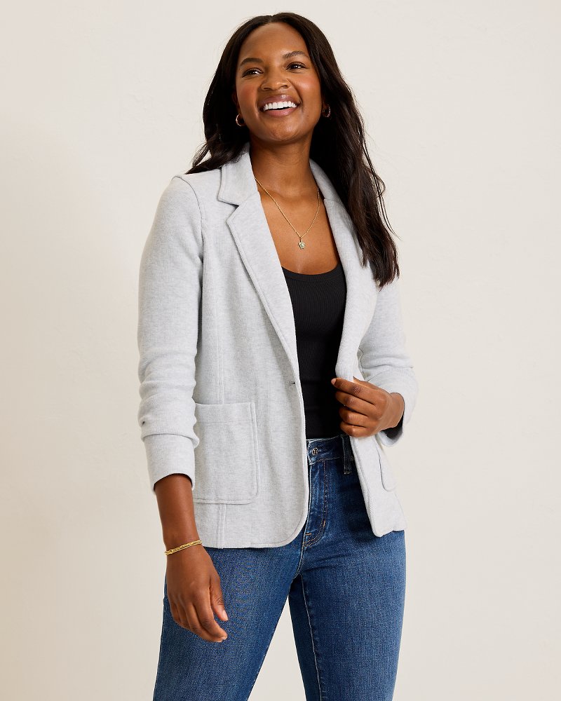 Aruba Casual Blazer - Summer Grey Hthr