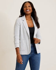 Aruba Casual Blazer - Summer Grey Hthr