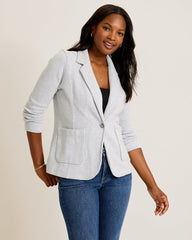 Aruba Casual Blazer - Summer Grey Hthr