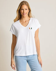 Collegiate Kauai V-Neck Shirt - Miami