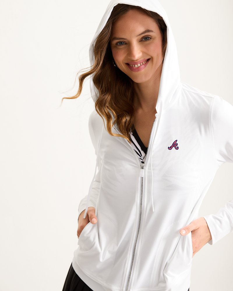 MLB Playa Vista Full-Zip IslandZone Hoodie - atlanta_braves
