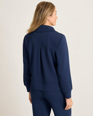 Palm Voyage Half-Zip Sweatshirt - Coastline