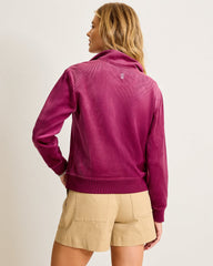 Cozy Cove Cord Half-Zip Sweatshirt - Santa Ana