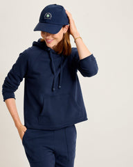 Marina Del Mar Raw-Edge Hoodie - Coastline