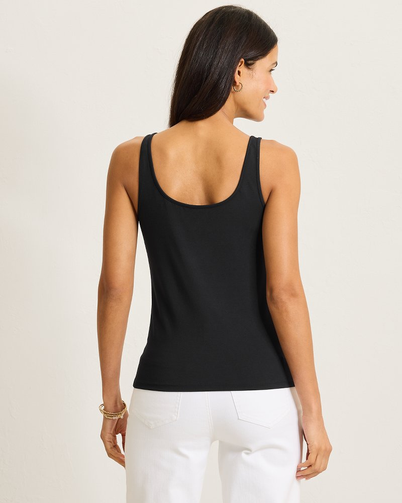 Kona Isles Tank Top - Black