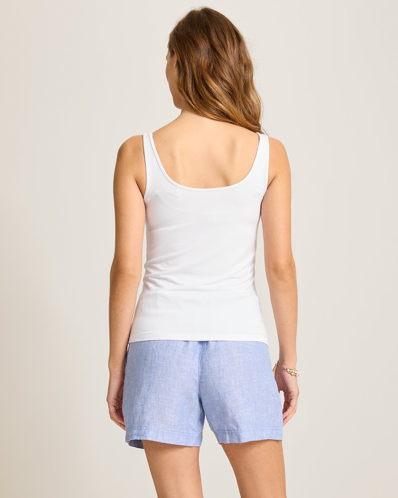 Kona Isles Tank Top - White
