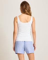 Kona Isles Tank Top - White