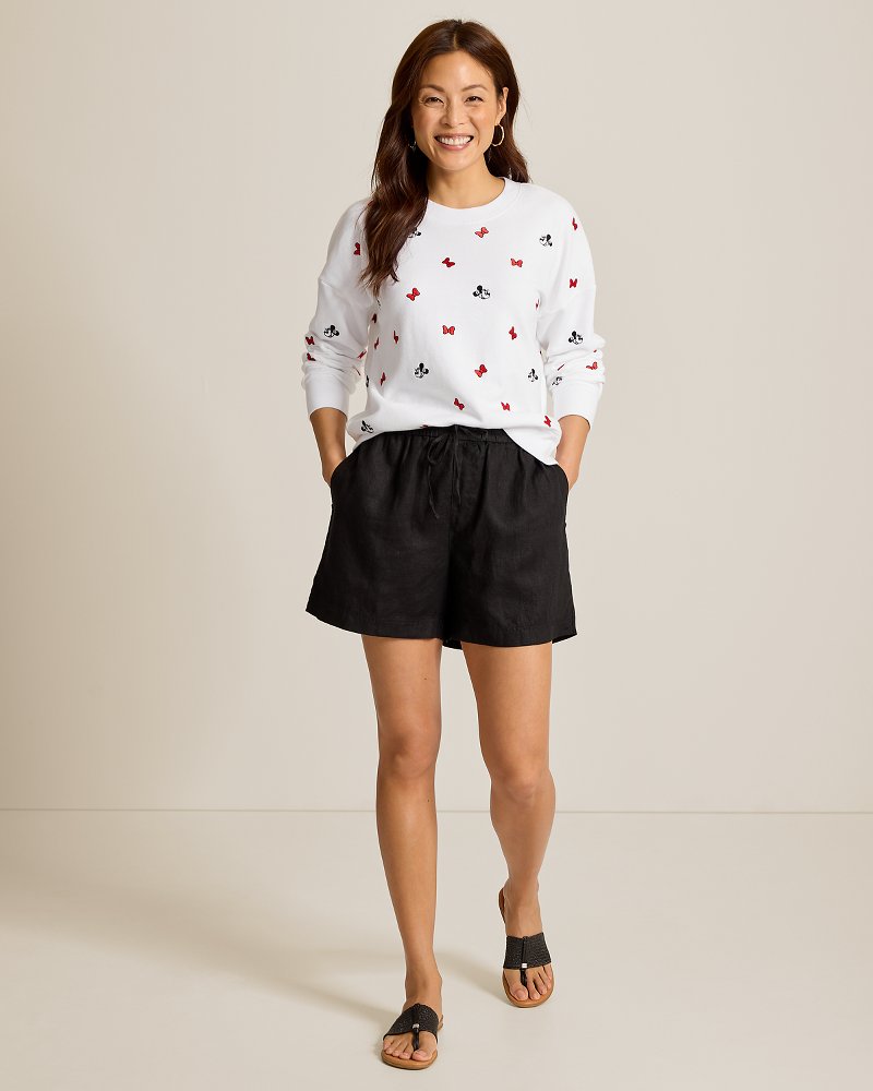 Disney Marina Del Mar Crew Sweatshirt - White