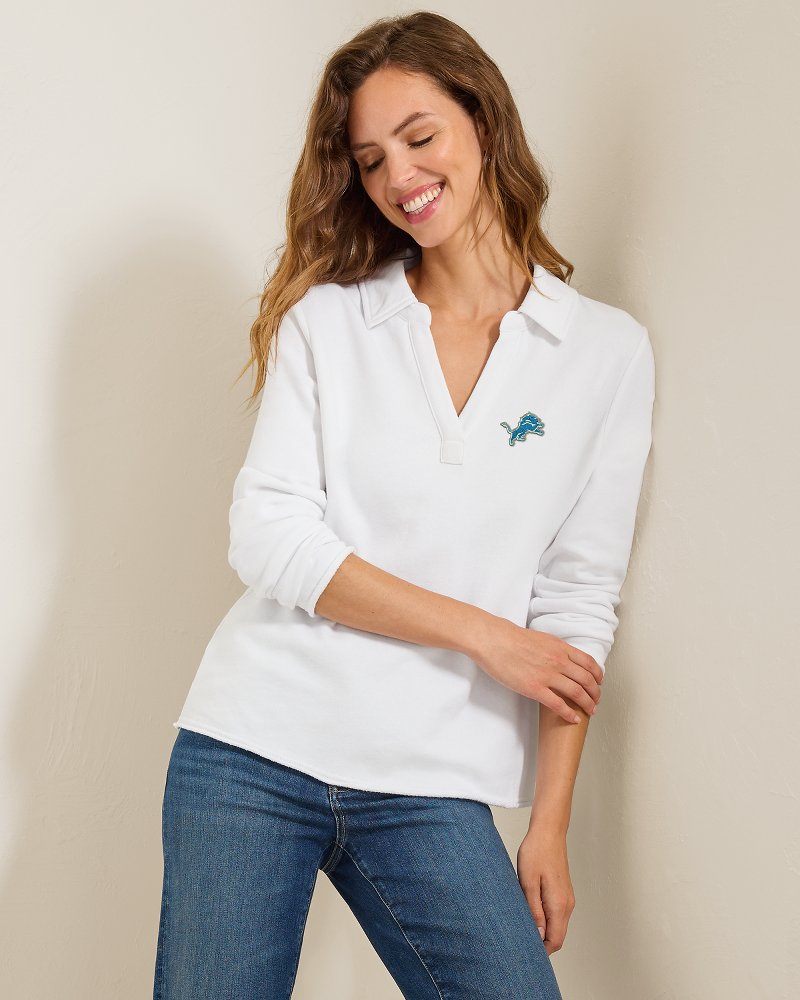 NFL Marina Del Mar Popover Top - detroit_lions