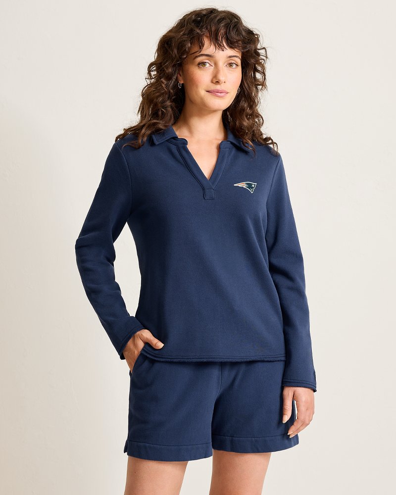 NFL Marina Del Mar Popover Top - new_england_patriots
