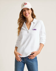 Collegiate Marina Del Mar Popover Top - LSU