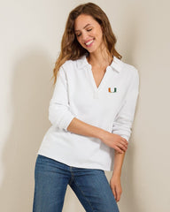 Collegiate Marina Del Mar Popover Top - Miami