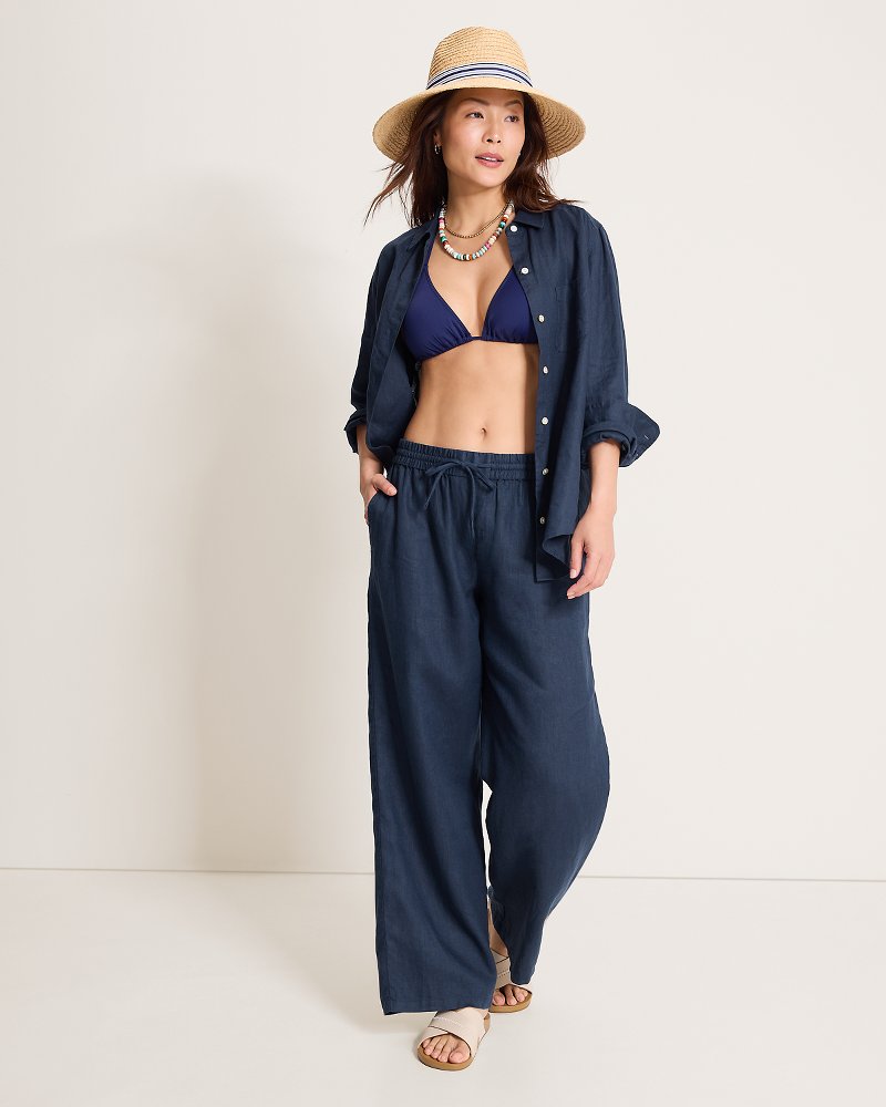 Coastalina Linen Relaxed Shirt - Coastline