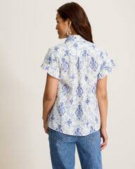 Noble Pineapple Flourish Shirt - White