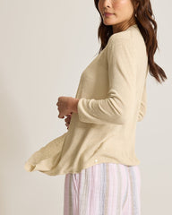 Addison Linen-Blend Cardigan - Pure Khaki