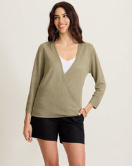 Addison Linen-Blend Cardigan - Sea Clay