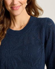 Palm Tropic Crew Sweater - Coastline