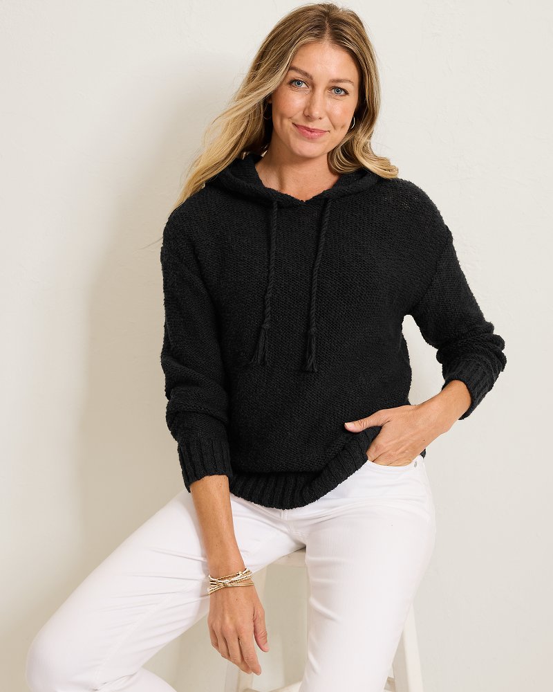 Bayshore Cotton Hoodie - Black