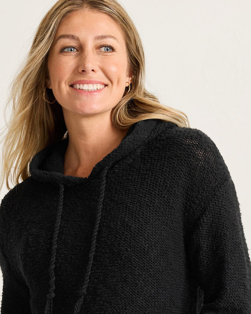 Bayshore Cotton Hoodie - Black