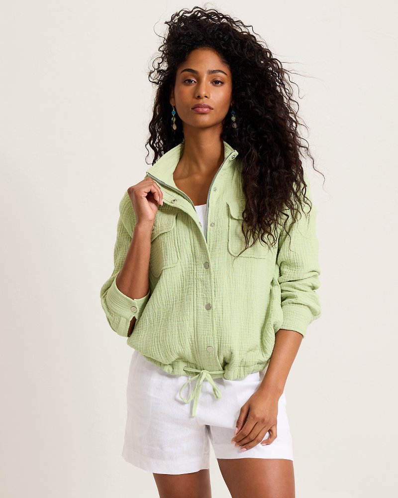 Island Gauze Field Jacket - Light Rosemary