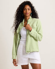 Island Gauze Field Jacket - Light Rosemary