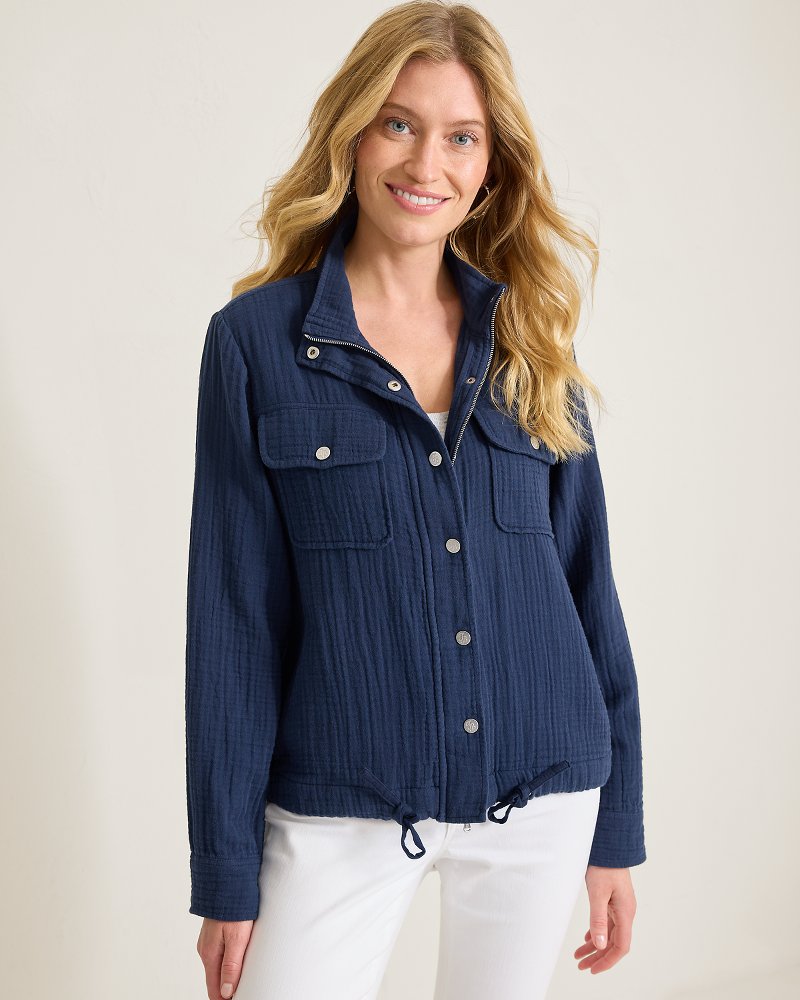 Island Gauze Field Jacket - Coastline