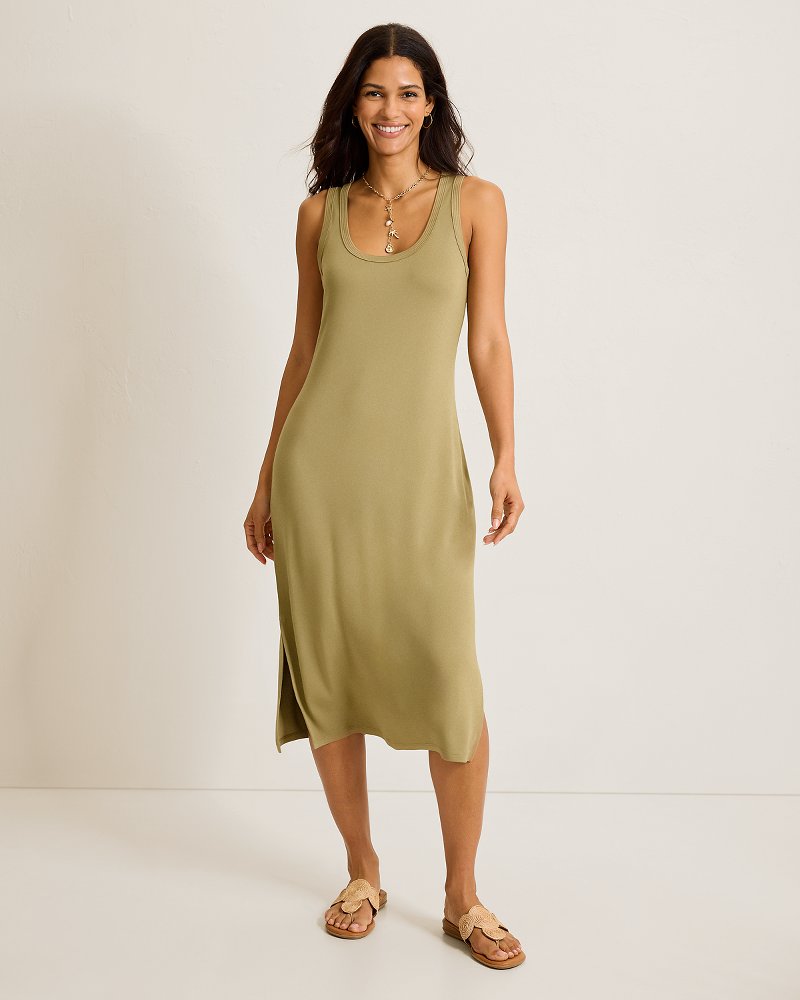Darcy Midi Dress - Sea Clay