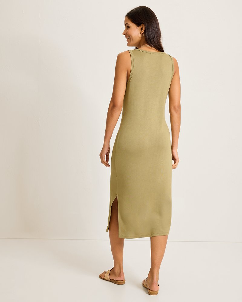 Darcy Midi Dress - Sea Clay